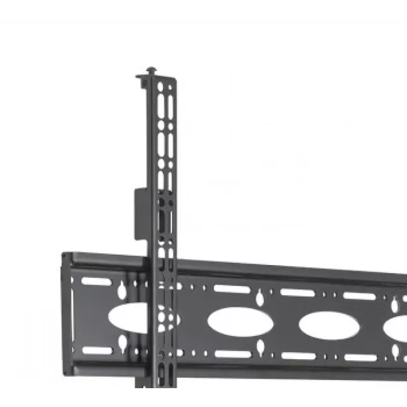 Soporte de techo universal extra grande B-TECH AV BT8448-150/BB para pantallas planas con barra de 1,5 m Ø50 mm, VESA hasta 1100x700, 130 kg, negro