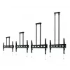 Soporte de techo universal extra grande B-TECH AV BT8448-150/BB para pantallas planas con barra de 1,5 m Ø50 mm, VESA hasta 1100x700, 130 kg, negro