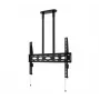 Soporte de techo universal extra grande B-TECH AV BT8448-150/BB para pantallas planas con barra de 1,5 m Ø50 mm, VESA hasta 1100x700, 130 kg, negro