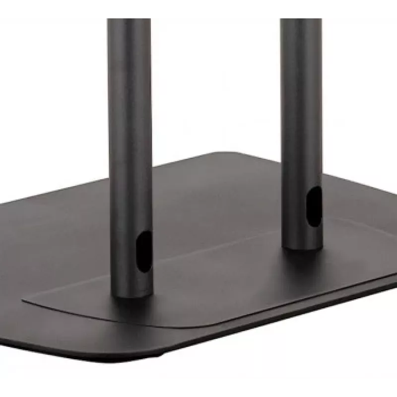 B-TECH AV SYSTEM X - Soporte de suelo universal bajo para pantallas planas (VESA 600 x 400) - columnas de 0,75 m Ø50 mm
