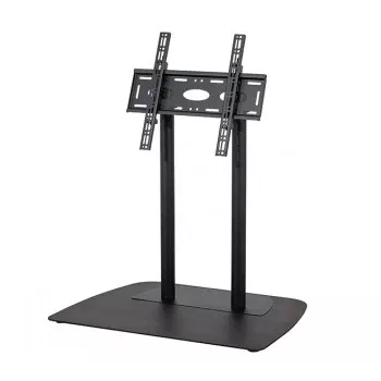 B-TECH AV SYSTEM X - Soporte de suelo universal bajo para pantallas planas (VESA 600 x 400) - columnas de 0,75 m Ø50 mm