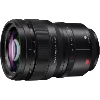 Panasonic Lumix S Pro 50mm f/1.4 objetivo, L-Mount, formato completo (S-X50E)