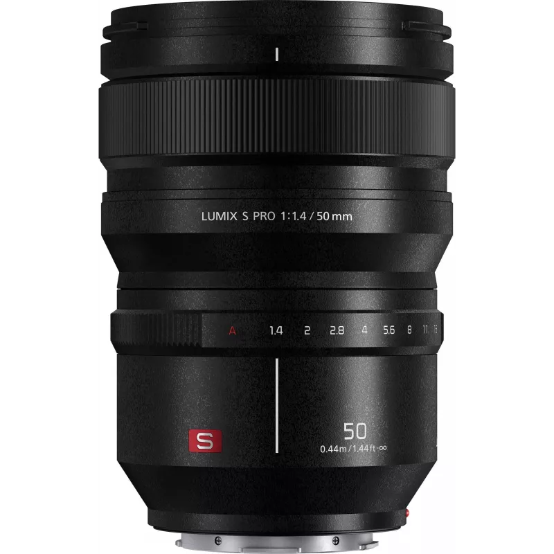 Panasonic Lumix S Pro 50mm f/1.4 objetivo, L-Mount, formato completo (S-X50E)