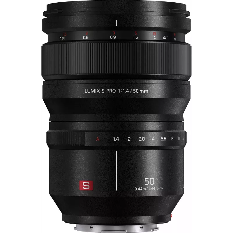 Panasonic Lumix S Pro 50mm f/1.4 objetivo, L-Mount, formato completo (S-X50E)