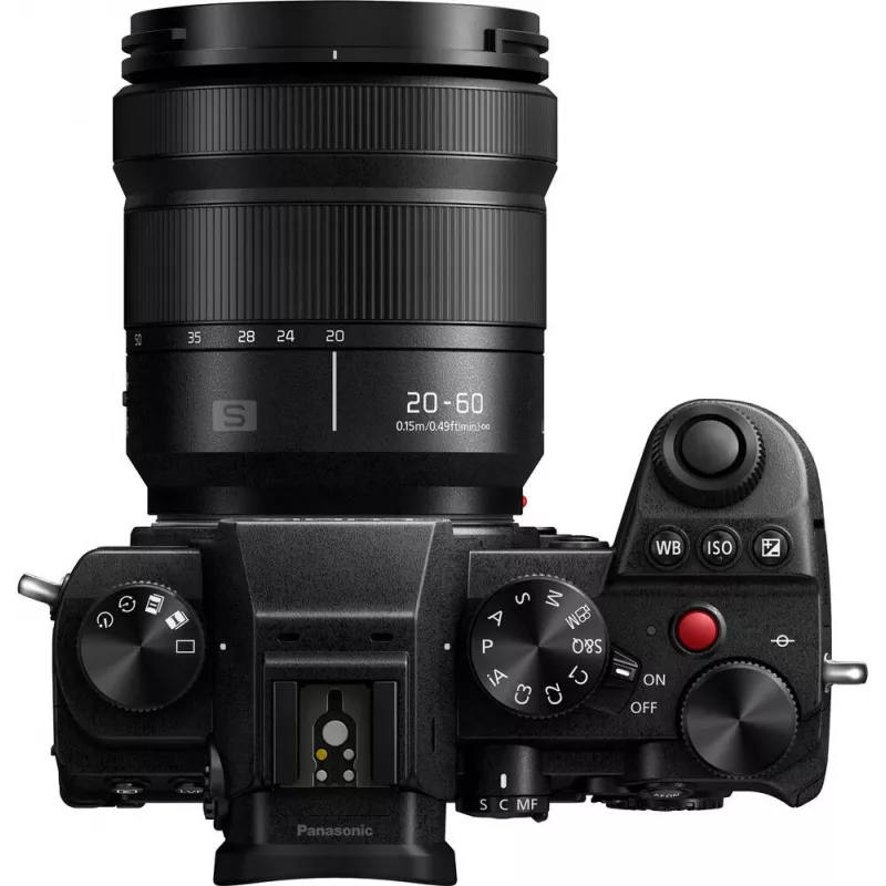 Cámara de sistema de formato completo Panasonic Lumix DC-S5KE-K con kit de objetivo 20-60 mm