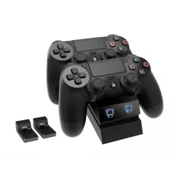 Estación de carga doble Venom para mando DualShock 4 de PS4 - negra