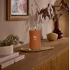 Vela aromática WoodWick Saffron Smoke vaso reloj de arena grande 609,5 g