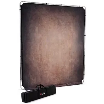 Manfrotto EzyFrame Vintage marco con fondo, nogal (LL LB7934)