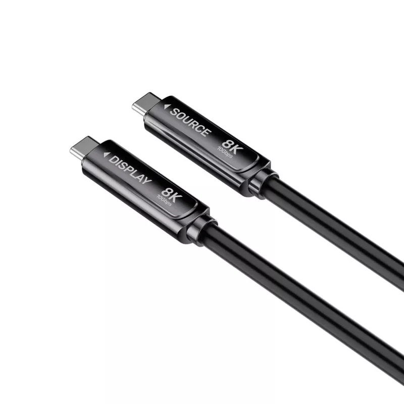 Unitek cable óptico activo USB-C 10Gbps PD60W 8K@30Hz 12m negro