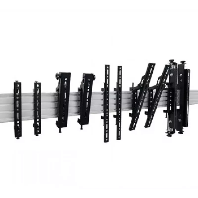 B-TECH AV SYSTEM X - Raíl de montaje horizontal - 1m - negro