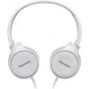 Auriculares on-ear Panasonic RP-HF100E-W, con cable, drivers de neodimio de 30 mm, plegables, blanco