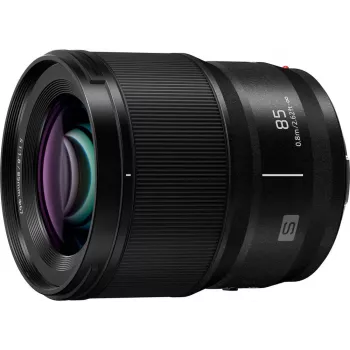 Objetivo Panasonic LUMIX S 85mm F1.8 (S-S85E) - focal fija L-Mount de formato completo para retratos y poca luz