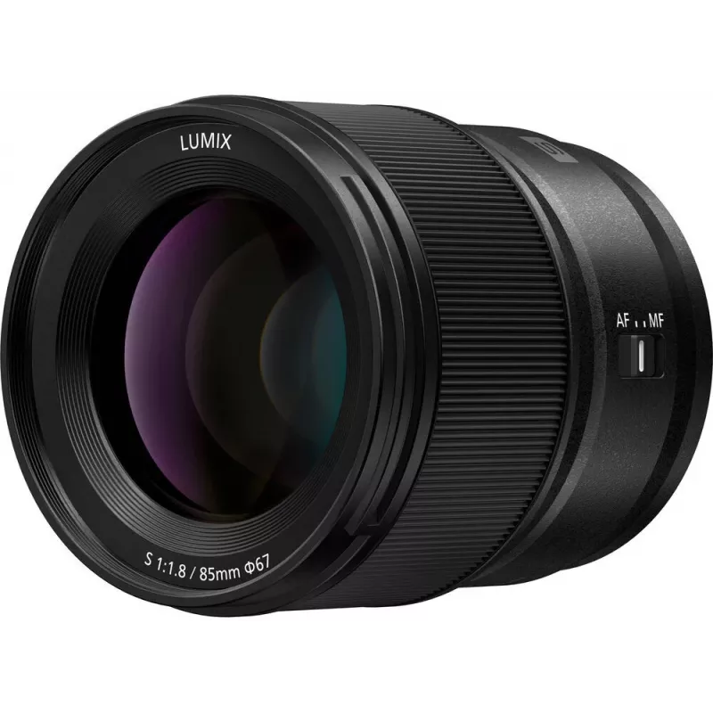 Objetivo Panasonic LUMIX S 85mm F1.8 (S-S85E) - focal fija L-Mount de formato completo para retratos y poca luz