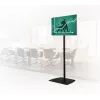 B-TECH AV BT8571/BB Soporte de suelo universal para pantallas planas con columna de 1,8 m Ø50 mm, VESA 200x200