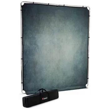 Manfrotto EzyFrame Vintage estructura con fondo, salvia (LL LB7932)