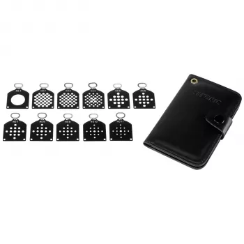 Set de diapositivas Sekonic para fotómetro L-398A - set de accesorios Lumidisc y Lumigrid