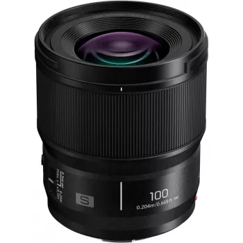 Panasonic Lumix S 100mm F2.8 Macro Objetivo, negro (S-E100E)
