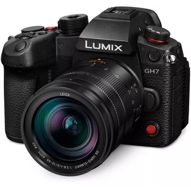 Cámara de sistema Panasonic Lumix DC-GH7LE cuerpo con kit de objetivo 12-60mm - negro
