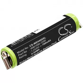 Cameron Sino batería de repuesto Ni-MH para Wella Bella Super Chromini, Contura, Moser Chromini, Wahl Super Taper y otros (1,2V, 1500mAh, WM1590-7290)