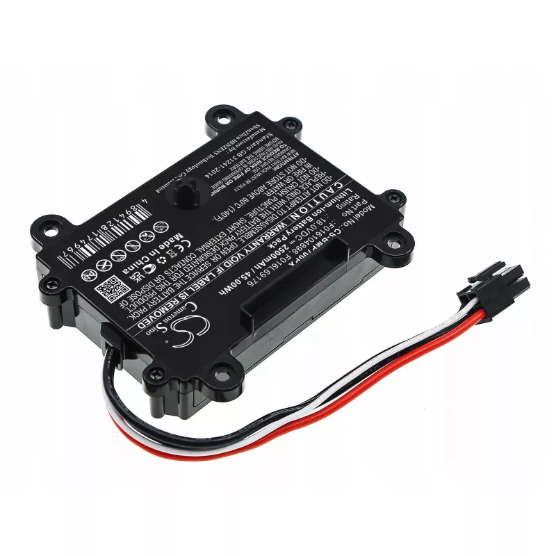 Cameron Sino batería de litio 18V 2500mAh para Bosch Indego S+ 350 400 500 robot cortacésped (sustituye a F016104898, F016L69176)