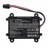 Cameron Sino batería de litio 18V 2500mAh para Bosch Indego S+ 350 400 500 robot cortacésped (sustituye a F016104898, F016L69176)