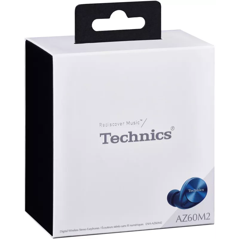 Technics EAH-AZ60M2EK auriculares in-ear True Wireless con cancelación de ruido Dual Hybrid, LDAC, drivers de 8 mm, multipoint, negro