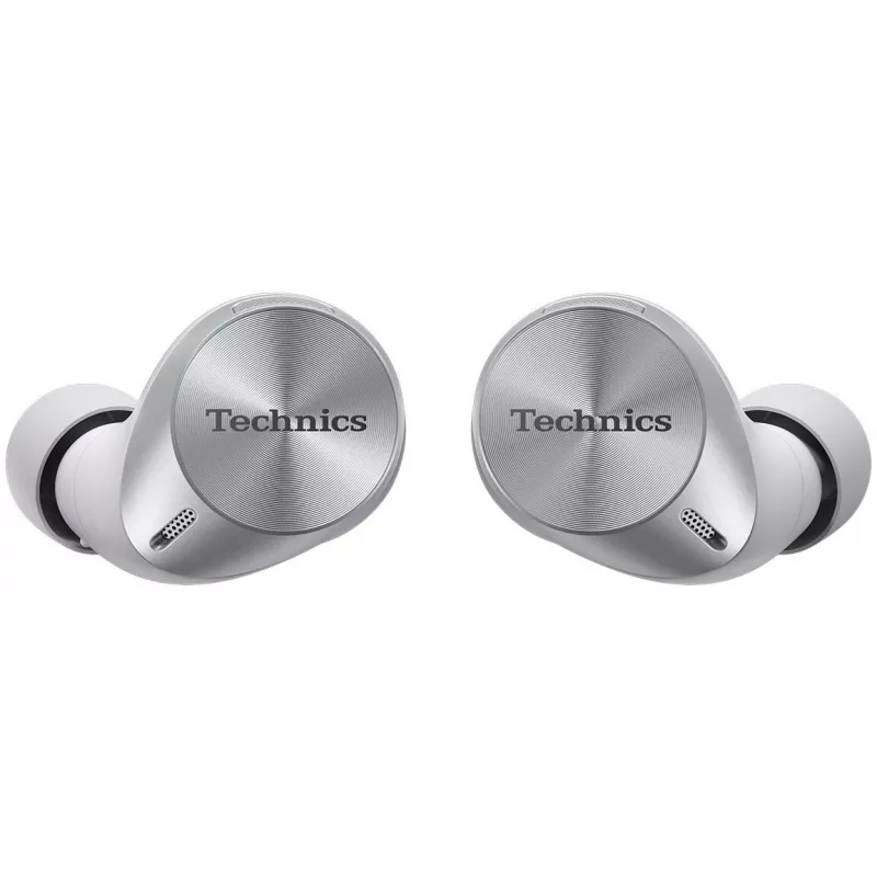 Technics EAH-AZ60M2ES auriculares in-ear True Wireless con ANC Dual Hybrid, LDAC, drivers de 8 mm, multipoint para 3 dispositivos, IPX4, plata