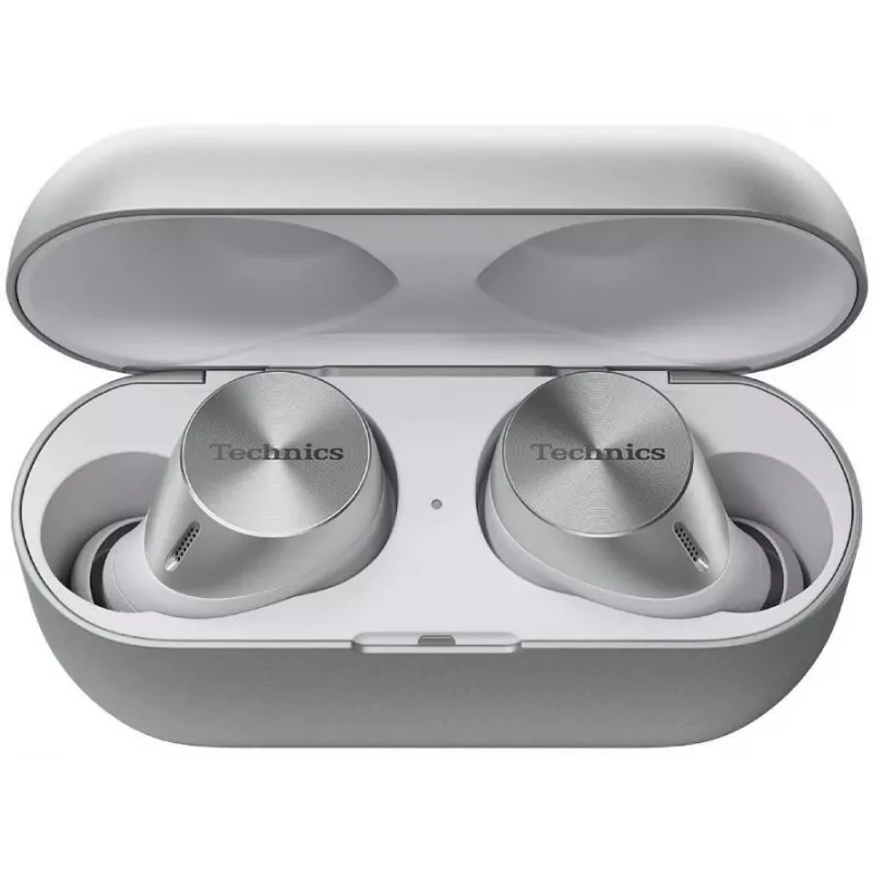 Technics EAH-AZ60M2ES auriculares in-ear True Wireless con ANC Dual Hybrid, LDAC, drivers de 8 mm, multipoint para 3 dispositivos, IPX4, plata