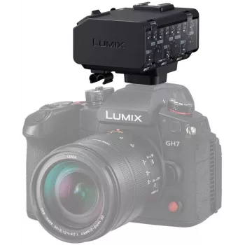 Panasonic DMW-XLR2E adaptador de micrófono XLR con audio de 2 canales 24 bits 96 kHz