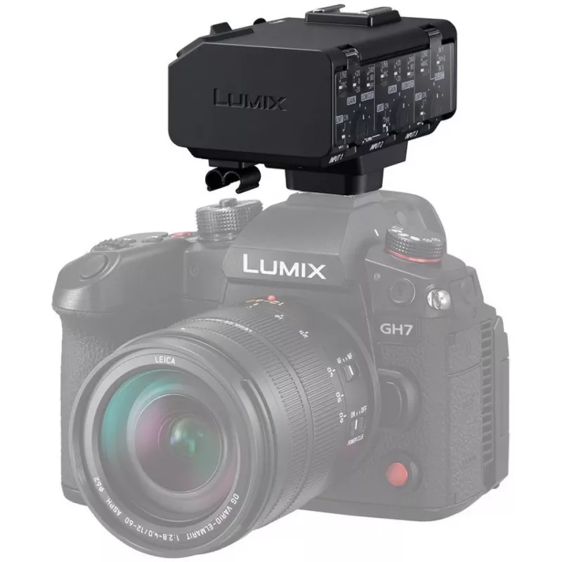 Panasonic DMW-XLR2E adaptador de micrófono XLR con audio de 2 canales 24 bits 96 kHz