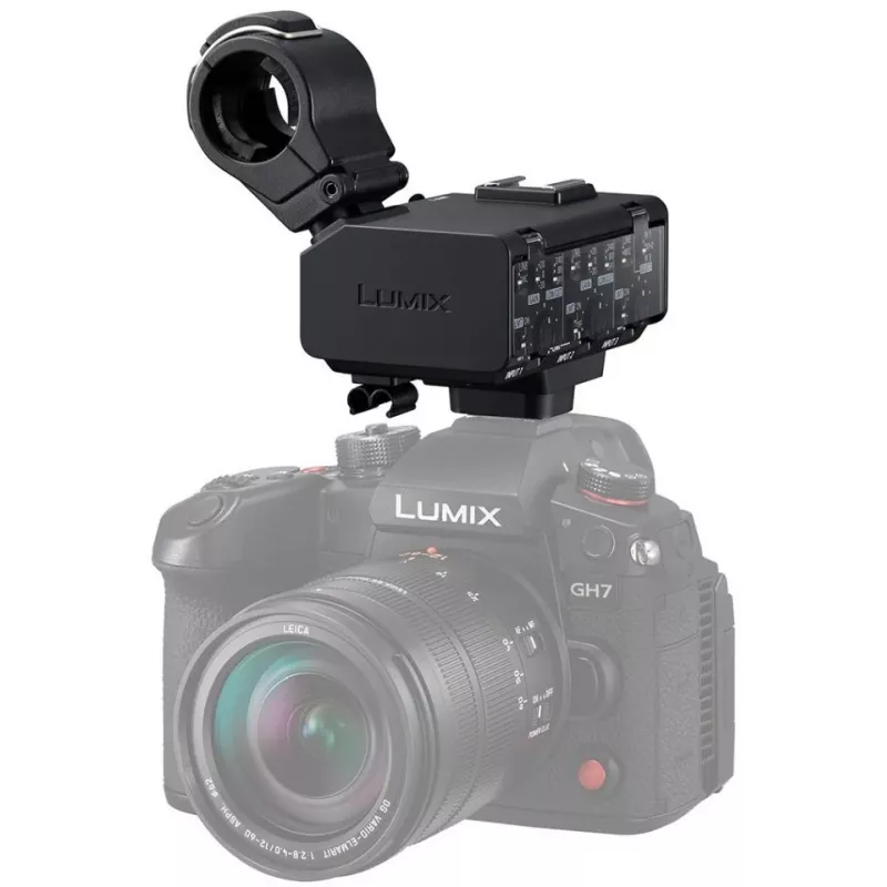 Panasonic DMW-XLR2E adaptador de micrófono XLR con audio de 2 canales 24 bits 96 kHz