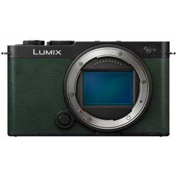 Panasonic Lumix DC-S9E-G cámara de sistema full frame con sensor CMOS de 24,2MP, estabilizador de imagen de 5 ejes, vídeo 6K, L-Mount, verde oliva oscuro
