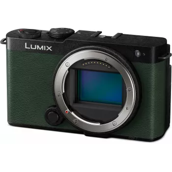 Panasonic Lumix DC-S9E-G cámara de sistema full frame con sensor CMOS de 24,2MP, estabilizador de imagen de 5 ejes, vídeo 6K, L-Mount, verde oliva oscuro