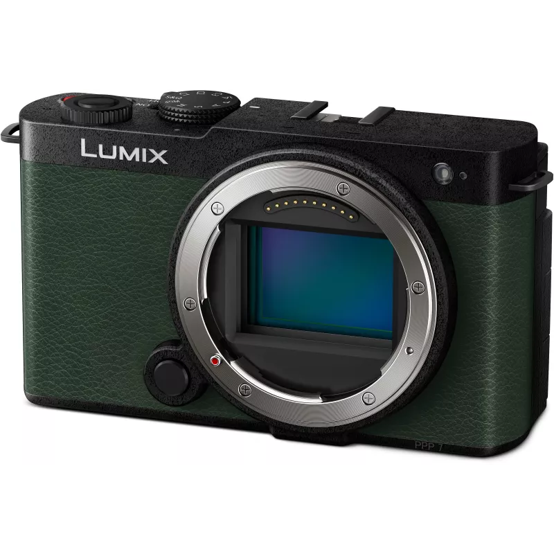 Panasonic Lumix DC-S9E-G cámara de sistema full frame con sensor CMOS de 24,2MP, estabilizador de imagen de 5 ejes, vídeo 6K, L-Mount, verde oliva oscuro