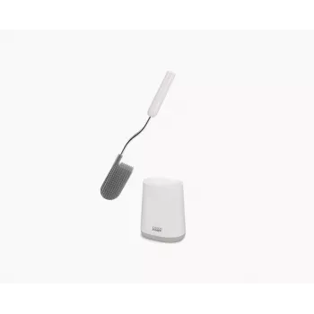 Joseph Joseph Flex Lite cepillo de inodoro con soporte blanco