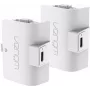 Venom pack doble de baterías blanco PS5 – batería para mando DualSense (2x 800mAh Li-Ion, Play & Charge, protección contra sobrecarga)