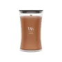 WoodWick Radiant Amber vela aromática 609,5g con mecha de madera, hasta 180 horas de duración, recipiente de cristal reloj de arena