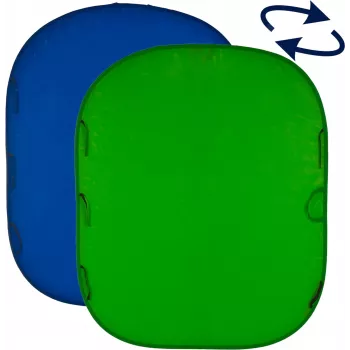 Manfrotto fondo chroma key 1,8 x 2,1 m, azul/verde (LL LC5987)