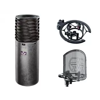 Aston Spirit micrófono de condensador bundle con amortiguador y antipop