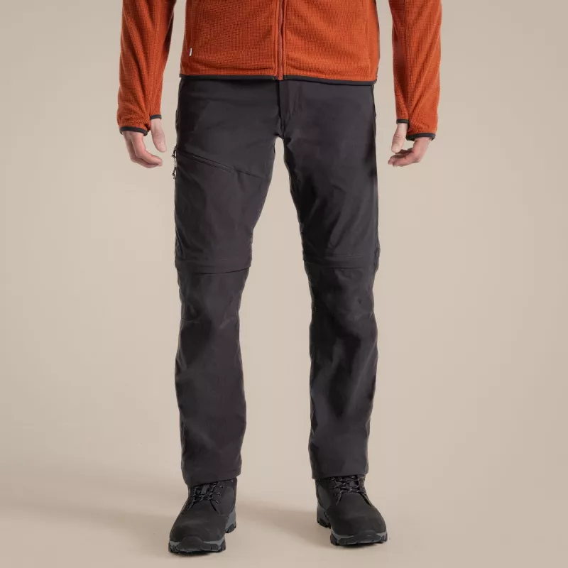 Craghoppers NosiLife Pro Convertible pantalón III - Black Pepper, XL