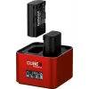 Hähnel ProCube 3 Twin cargador para cámaras Canon (1000 577.0)