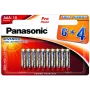 Panasonic Pro Power LR03 pilas, 6+4 uds. (LR03PPG/10BW 6+4F)