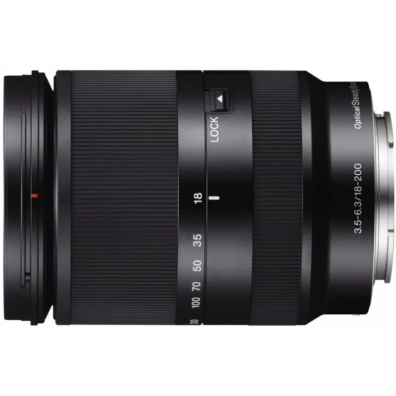 Sony E 18-200mm f/3.5-6.3 OSS LE objetivo