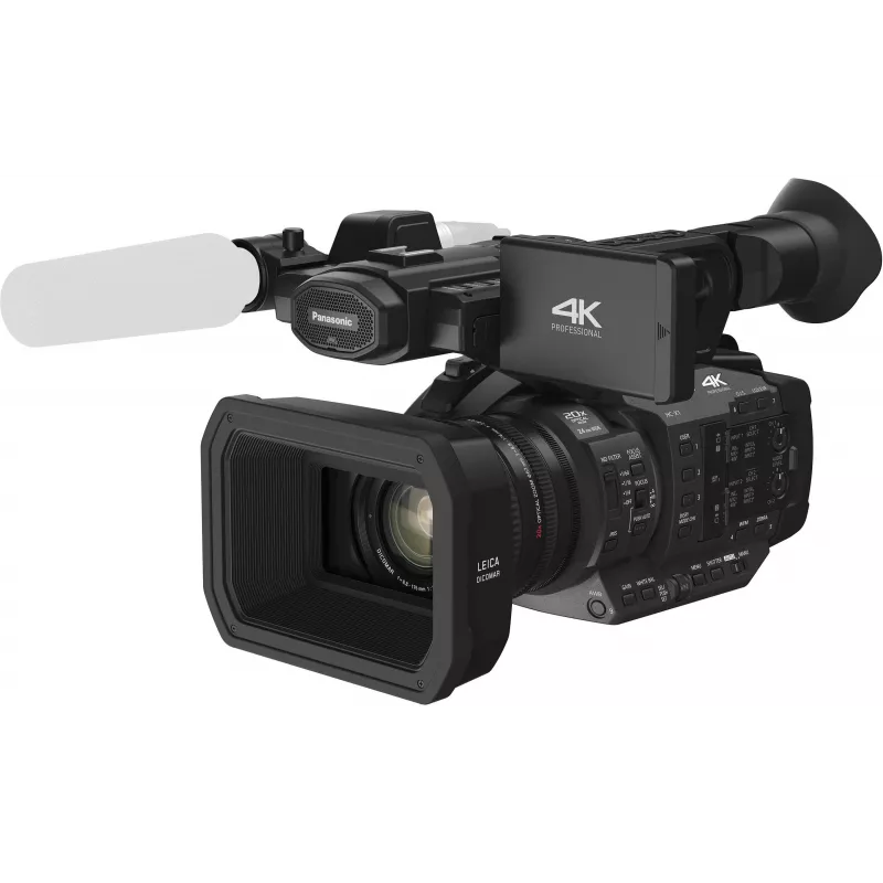 Panasonic HC-X1E videocámara profesional 4K Ultra HD con objetivo Leica Dicomar 20x, sensor MOS de 1.0 pulgadas, HYBRID O.I.S. de 5 ejes, entradas Dual-XLR y doble ranura para tarjetas SD