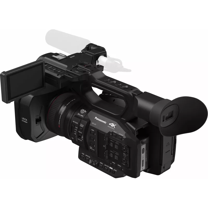 Panasonic HC-X1E videocámara profesional 4K Ultra HD con objetivo Leica Dicomar 20x, sensor MOS de 1.0 pulgadas, HYBRID O.I.S. de 5 ejes, entradas Dual-XLR y doble ranura para tarjetas SD