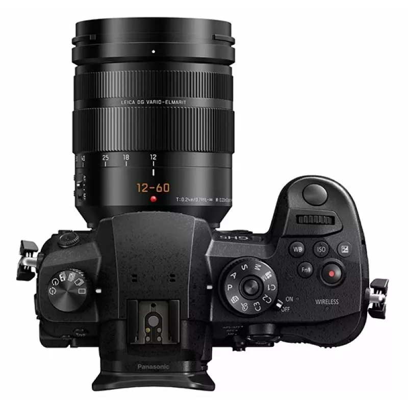 Panasonic Lumix DC-GH5LEG-K cámara de sistema con objetivo Leica DG Vario-Elmarit 12-60mm f/2.8-4 ASPH. POWER O.I.S., 20.3MP Micro Four Thirds, vídeo 4K 60p, Dual I.S. 2 de 5 ejes, Wi-Fi/Bluetooth, resistente a salpicaduras y heladas, negro