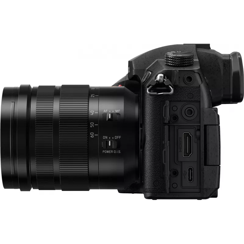 Panasonic Lumix DC-GH5LEG-K cámara de sistema con objetivo Leica DG Vario-Elmarit 12-60mm f/2.8-4 ASPH. POWER O.I.S., 20.3MP Micro Four Thirds, vídeo 4K 60p, Dual I.S. 2 de 5 ejes, Wi-Fi/Bluetooth, resistente a salpicaduras y heladas, negro