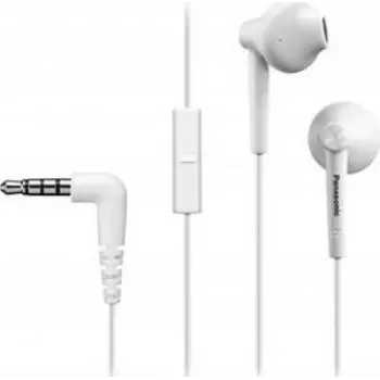 Panasonic RP-TCM55E-W auriculares in-ear ErgoFit con micrófono y graves XBS - blanco
