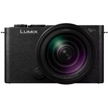Panasonic Lumix DC-S9 cámara con kit de objetivo 28-200mm, negro intenso (DC-S9HE-K)