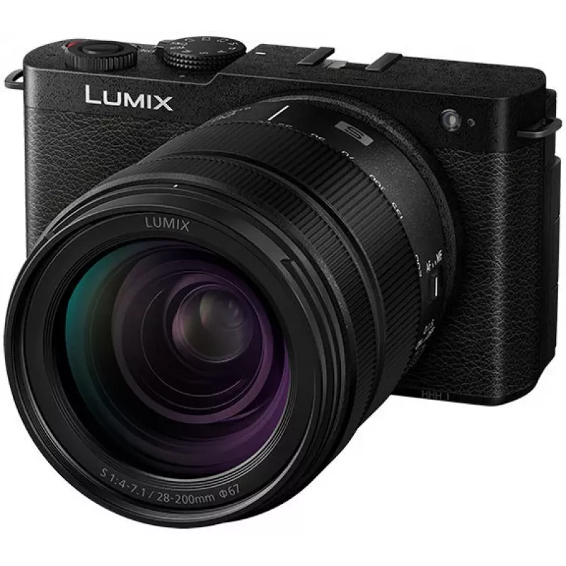 Panasonic Lumix DC-S9 cámara con kit de objetivo 28-200mm, negro intenso (DC-S9HE-K)